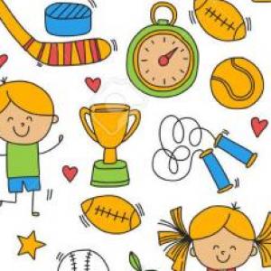Imagen de portada del videojuego educativo: Empapado en deportes, de la temática Deportes