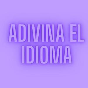 Imagen de portada del videojuego educativo: ¡ADIVINA EL IDIOMA!, de la temática Idiomas
