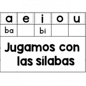 Juegos de las sílabas