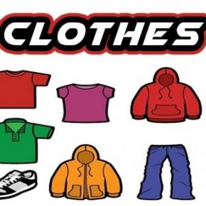Idiomas: CLOTHING