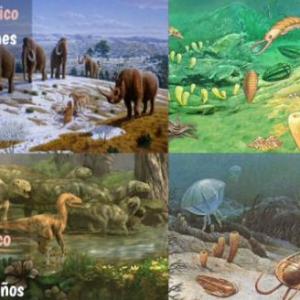 Imagen de portada del videojuego educativo: Eras geológicas, de la temática Biología