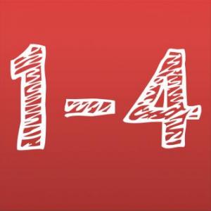 Números 1-4