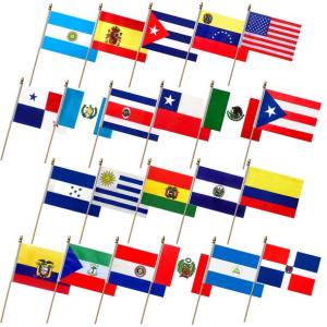 Imagen de portada del videojuego educativo: Banderas del Continente Americano., de la temática Geografía
