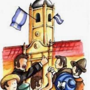 Imagen de portada del videojuego educativo: 25 De Mayo, de la temática Historia