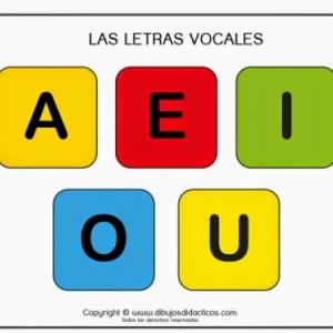 Aprendamos las vocales
