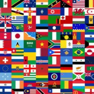Banderas del mundo. 