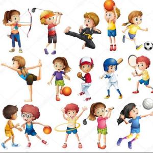 Imagen de portada del videojuego educativo: Juguemos con los deportes, de la temática Deportes