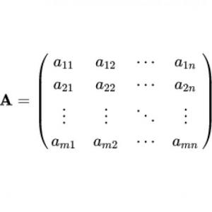 Matrices: tipos y operaciones