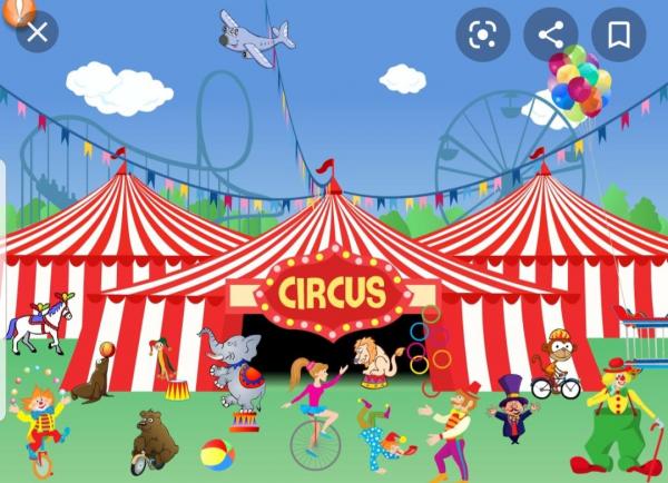 Imagen de portada del videojuego educativo: Circo y números , de la temática Matemáticas