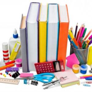 Los útiles escolares 
