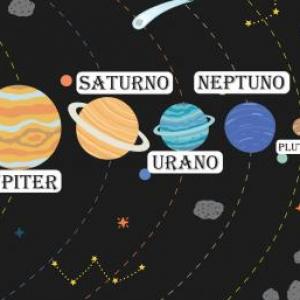 Imagen de portada del videojuego educativo: Planetas (juego de memoria), de la temática Ciencias