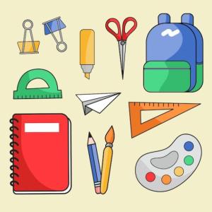 Aprendemos los útiles escolares en inglés
