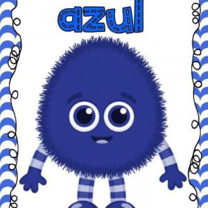 Imagen de portada del videojuego educativo: Juego del color azul, de la temática Matemáticas