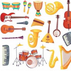 Imagen de portada del videojuego educativo: Memoria de Instrumentos Musicales, de la temática Música