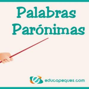 PALABRAS PARÓNIMAS