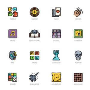 Memotest sobre géneros de videojuegos