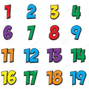 Imagen de portada del videojuego educativo: NUMBERS FROM 11 TO 19, de la temática Idiomas