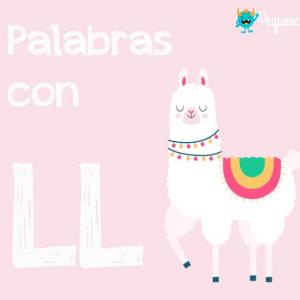 Imagen de portada del videojuego educativo: Palabras con ll y z, de la temática Lengua