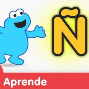 Imagen de portada del videojuego educativo: Palabras con k y ñ, de la temática Lengua