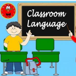 Imagen de portada del videojuego educativo: LET'S PLAY  CLASSROOM LANGUAGE , de la temática Idiomas