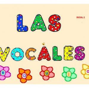 Imagen de portada del videojuego educativo: Las Vocales, de la temática Lengua