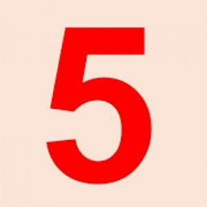 números del 1 al 5