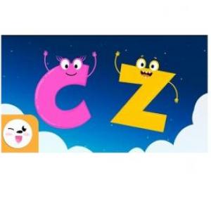 Imagen de portada del videojuego educativo: USAMOS LAS LETRAS C Y Z , de la temática Lengua