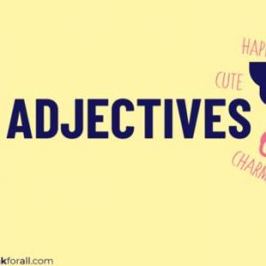 Adjectives