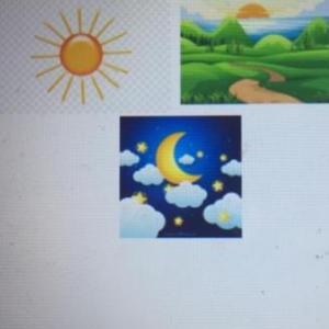 Imagen de portada del videojuego educativo: Memorama-El tiempo:Mañana, Tarde y Noche., de la temática Matemáticas