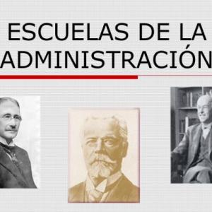 Escuelas de la Adminstración