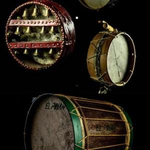 Instrumentos de percusión de Canarias