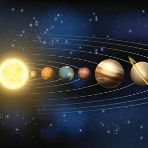Los cinco primeros planetas del sistema solar