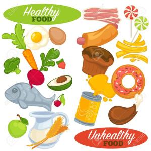 Aprendiendo los números con los alimentos