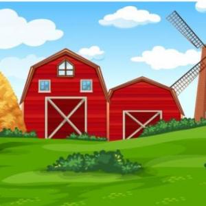 Imagen de portada del videojuego educativo: Memotest granja - 4 piezas, de la temática Ocio