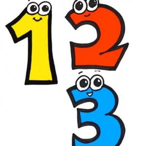 Imagen de portada del videojuego educativo: Cantidades hasta el 3, de la temática Matemáticas