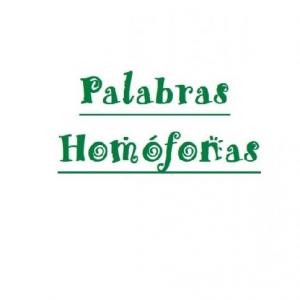 Palabras Homófonas