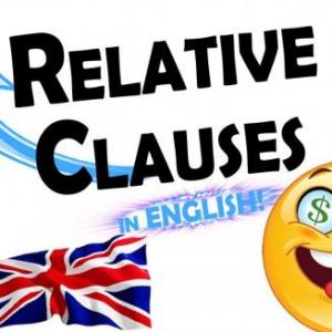 Imagen de portada del videojuego educativo: RELATIVE CLAUSES - Defining & Non Defining, de la temática Idiomas