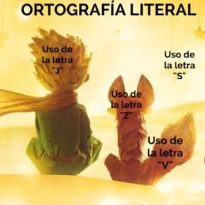 Imagen de portada del videojuego educativo: Ortografía Literal, de la temática Literatura