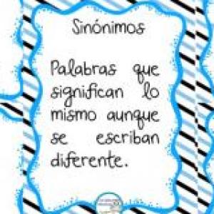 Sinónimos