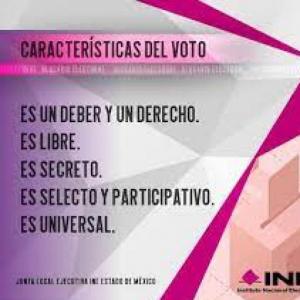 Historia: CARACTERÍSTICAS DEL VOTO EN DEMOCRACIA