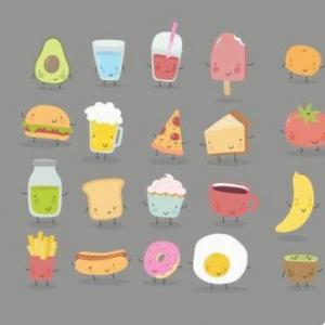 Imagen de portada del videojuego educativo: Food memory , de la temática Idiomas