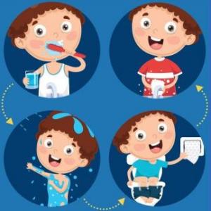 Game of the Goose (personal hygiene habits)