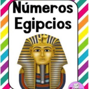 Imagen de portada del videojuego educativo: NÚMEROS EGIPCIOS, de la temática Matemáticas