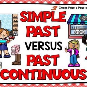 Portada del juego Past progressive + simple past – Idiomas