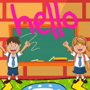 Imagen de portada del videojuego educativo: Greetings, de la temática Idiomas