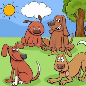 Cuento "Los cuatro perritos"