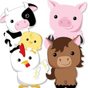 Imagen de portada del videojuego educativo: Memorama de animales de la granja, de la temática Matemáticas