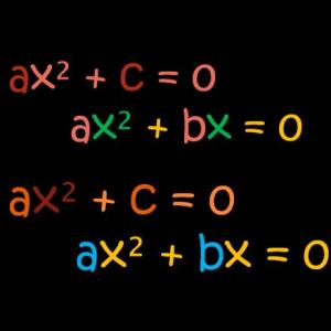 Imagen de portada del videojuego educativo: Test sobre ecuaciones de segundo grado, de la temática Matemáticas