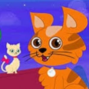 Imagen de portada del videojuego educativo: Concéntrese con el señor Don gato, de la temática Lengua