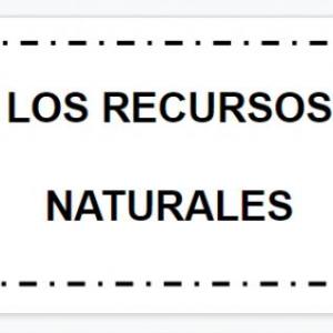 LOS RECURSOS NATURALES